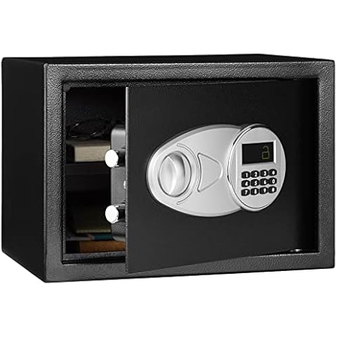Amazon Basics Steel Security Safe with Electronic Keypad Cover