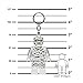 LEGO Monster Fighters Keychain Light - Mummy - 3 Inch Tall Figure (KE132H)
