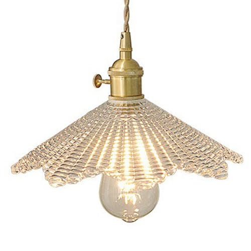 Lustre de plafond à tête unique en verre pour éclairer un salon sombre