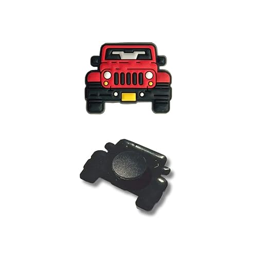 CH4X4 Off Road All-Terrain Vehicle Red JK Soft PVC Shoe Charms