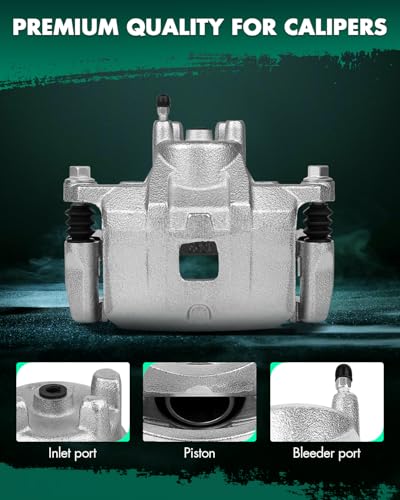 Image of SCITOO Front Right Brake Caliper With Bracket 18B5033 Compatible For Chrysler 0 /Sebring, For Dodge Avenger 08-14 For Dodge Caliber 07-12 For Jeep Compass 07-17 For Jeep Patriot 07-17
