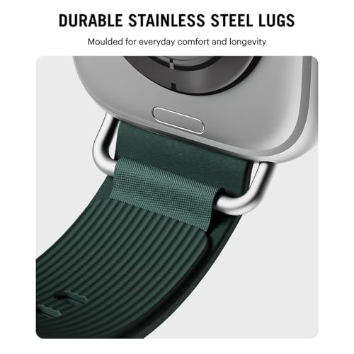 Image of DailyObjects Ellipse Leather Watch Strap Compatible with Apple Watch Series 11 /10 (42mm) | Series 9 /8 /7 41mm, SE3 /SE2 /SE /6 /5 /4 (40mm) | Series 3 38mm -Watch Not Included