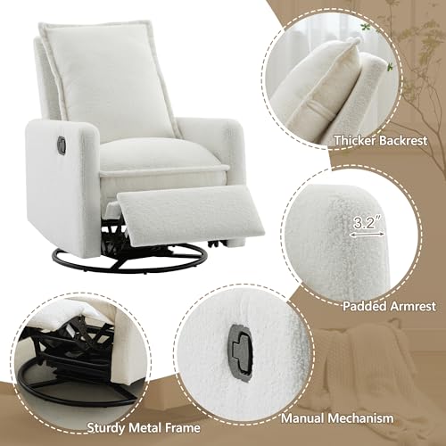 Sillón Plegable Teddy Fleece Blanco miniatura 5
