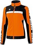erima trikot orange orange Erima Damen Classic 5-C Jacke Sports-/Präsentationsjacke, orange/schwarz/weiß, 38
