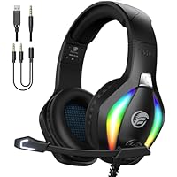 Fachixy Cascos Gaming para PS4, PS5, PC, Xbox One, Switch,