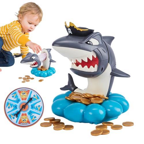 Jeu d'attrape requin enfant avec mécanisme interactif multijoueur sans pile