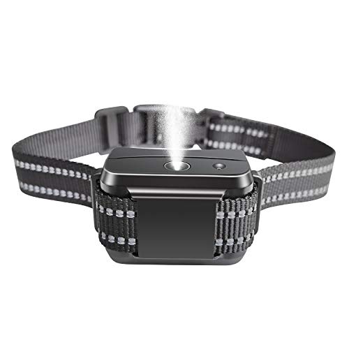 Bark Collar Dog Bark Spray Collar Rechargeable Citronella Bark Collar Without Shock Humane and Safe Anti Bark Collar for Small Medium and Large Dogs (Spray Bark Collar)