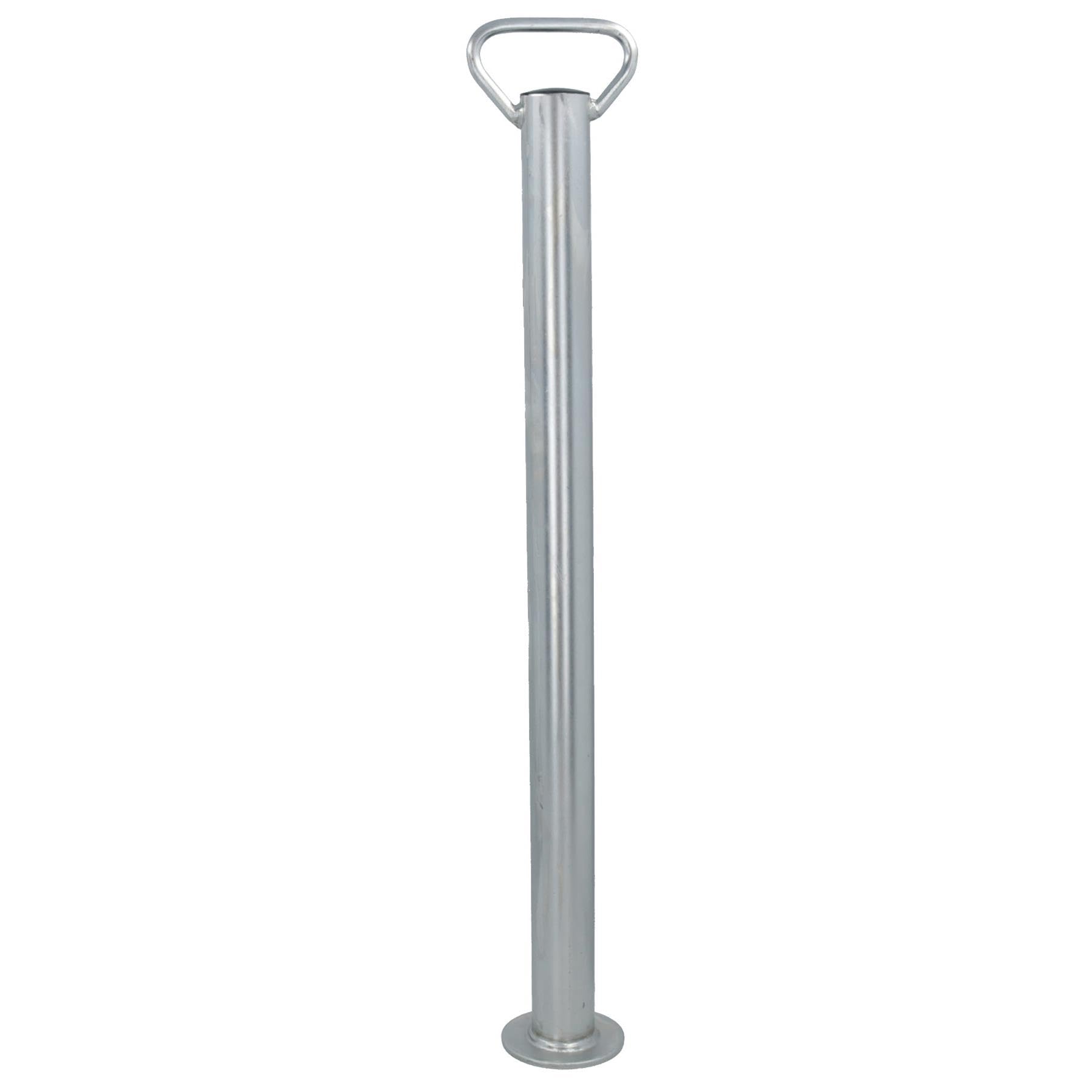 AB Tools Soporte estabilizador de caída de 48 mm x 700 mm para remolque y caravana con abrazadera, 2 unidades