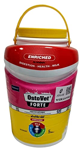 Image of Ostovet Forte Double Strength Calcium & Vitamin Liquid (5Ltr) for Animals