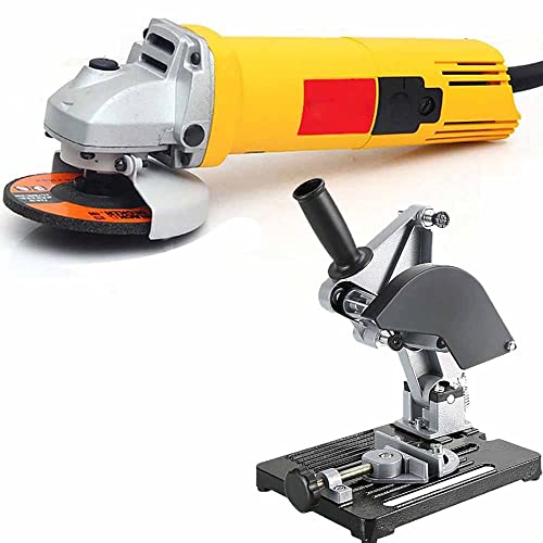 Image of 4 inch Angle 100MM sand paper grinding filling machines mini angle grinder tool polishing machine With Angle Grinder Stand iron base 100-115 angle grinder cutting (Disc size : 4 inch, 850watt)