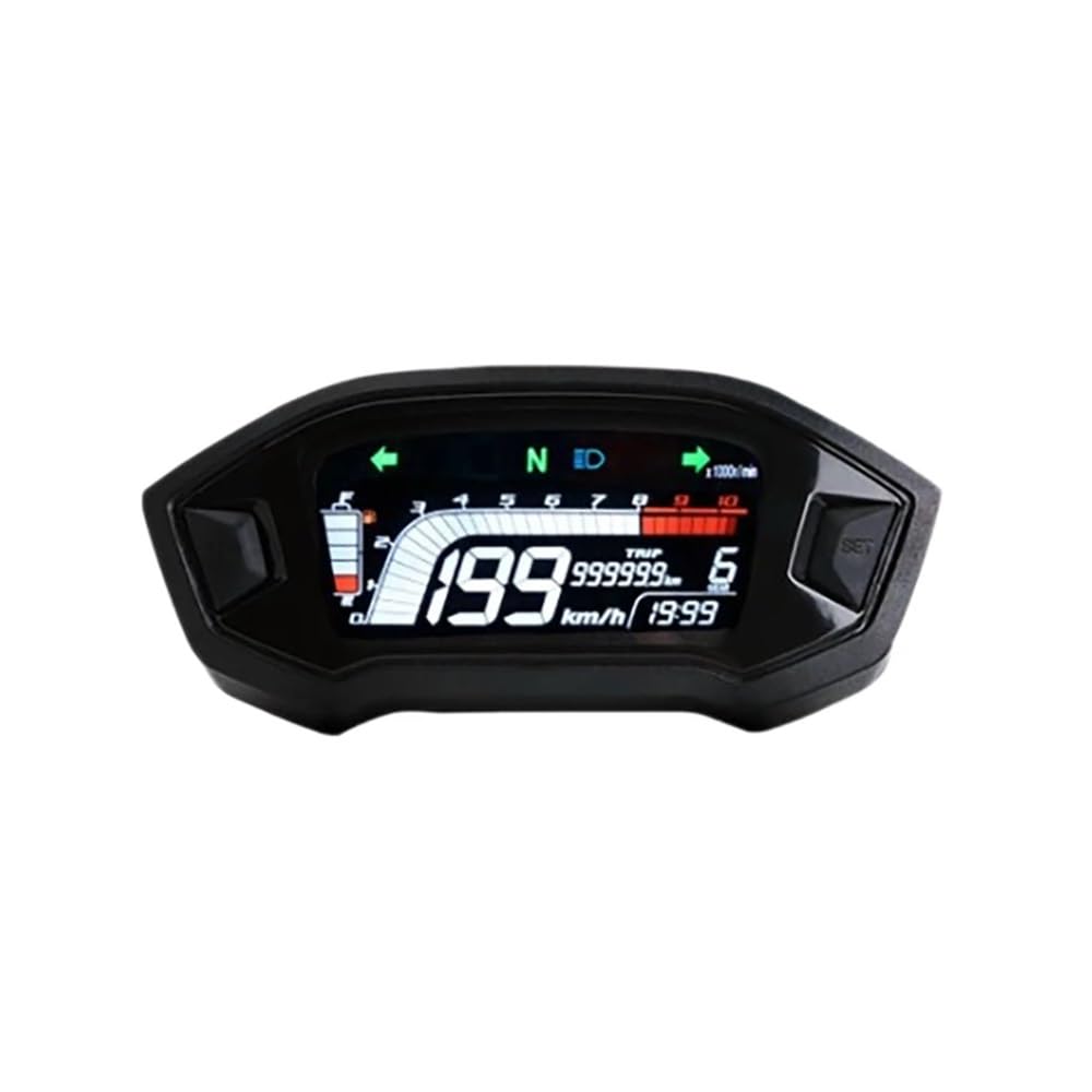 Contagiri contachilometri Accessori Moto Contachilometri LED Tachimetro Regolabile Retroilluminazione Opzionale Contachilometri Digitale Universale Per 1,2,4 Cylindre