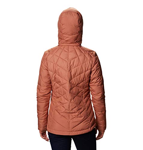 Image of Columbia Women's Omni-Heat Reflective Heavenly Hooded Hiking & Trekking Down Standard Length Jacket