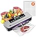 Vacuum Sealer Machine with 50 Vacuum Bags, 6 in 1 Food Vacuum Sealer with Intelligent Display and Built-In Cutter, for Keeping Meat Vegetables Snacks Fruits Grains Fresh