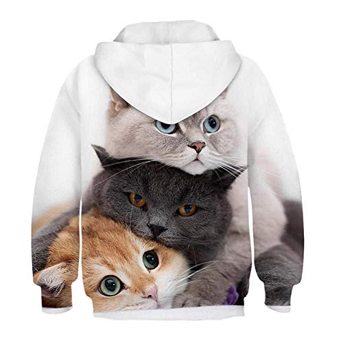 Sweat chaud à capuche enfant avec impression 3D dynamique - 2