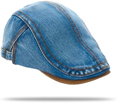  YAMEE Atmungsaktiv Sonnenschutz Baskenmütze Herren DenimVintage, Verstellbar, Casual
| YAMEE Schiebermütze Damen Vintag