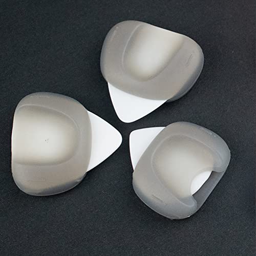 TPfocus Lot de 3 médiators antidérapants en silicone pour guitare électrique en bois Gris - Les Beatles, Paul McCartney, John Lennon, RIngo Starr, George Harrison TPfocus Lot de 3 médiators antidérapants en silicone pour guitare électrique en bois Gris