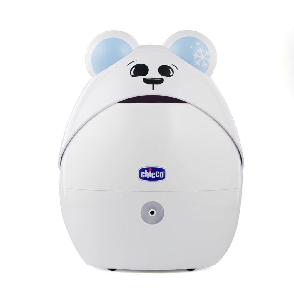 Chicco Aerosol Super Soft Orso, Per Neonati Bambini E Adulti, Aerosol Portatile, Pratico Ed Efficace, Con Due Mascherine Morbide Ed Ergonomiche, Con Boccaglio E Forcella Nasale, 0 Mesi+ - 4
