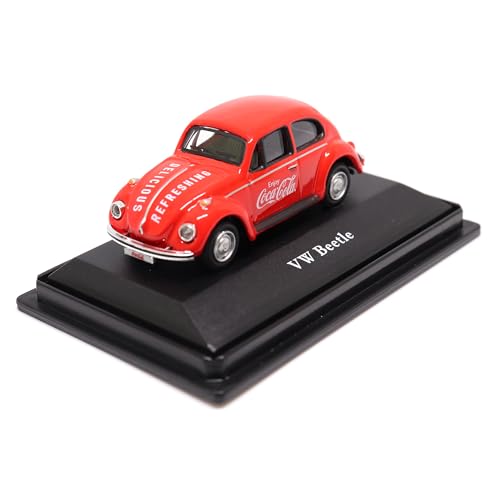 Motor City Classics Coca-Cola Diecast Collectible | 1966 Volkswagen Beetle 1:72 Scale Model 472005 Officially Licensed - Image 3