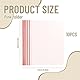 EUYKQNOI Klemmschienen Bewerbungsset,10pcs Klemmschienen A4 klemmschienen,Sliding Bar Binder,Kunststoff A4 Sliding Bar Binder, Kunststoff Bericht Abdeckungen,Schiebebinder