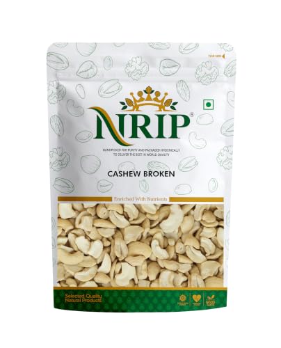 Image of NRIP Premium Cashews - Broken | 200 Gram | Gluten-Free & Plant Based Protein | Premium Kaju Nuts