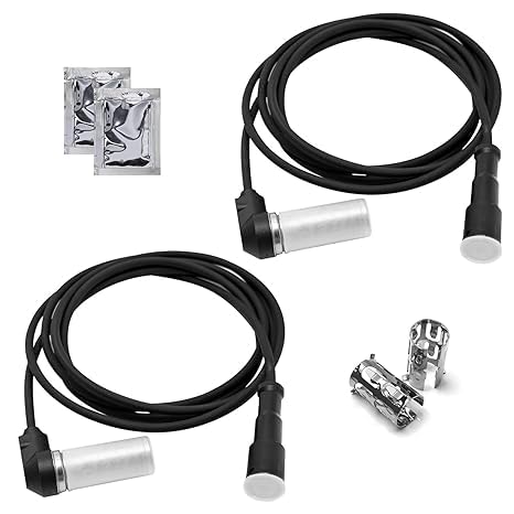 2 Pcs Truck Wheel Abs Speed Sensor Replacement For Wabco 4410328140 441032618...
