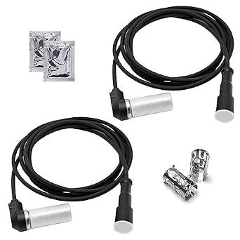 2 Pcs Truck Wheel Speed ABS Tailer Sensor Kit Replacement for Wabco Abs Wheel Sensor Bracket Extension Cable 4410328140 4410326180 6.6 ft 90 Degree Replacement for Meritor R955342 S4410326150