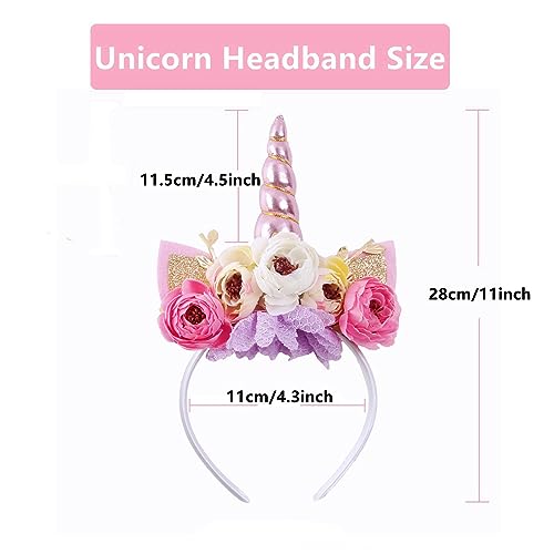 Encuentra la mejor selección de Diadema unicornio flores - los más vendidos. 17 Imagen adicional