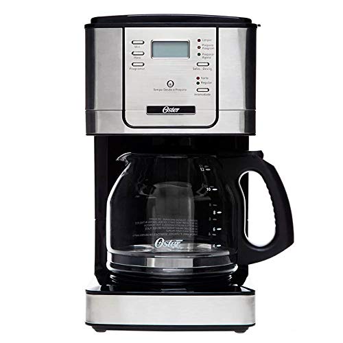 Cafeteira Oster Programável Flavor 127v Prata 1,8L com Filtro Permanente de Nylon