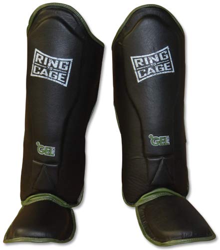 Ring to Cage Platinum GelTech MMA Muay Thai Shin Guard (Large)