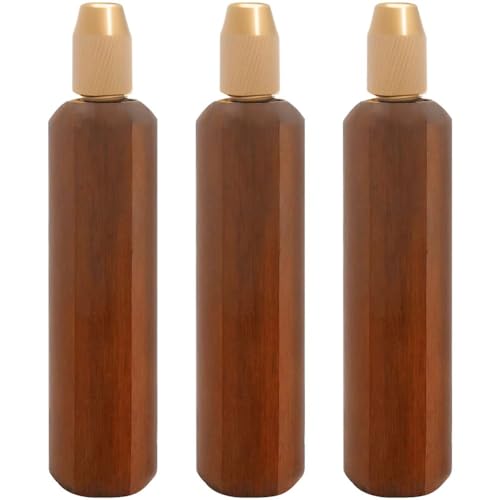 Lot de 3 limes à manche en bois et pinces laiton pour menuiserie - 2