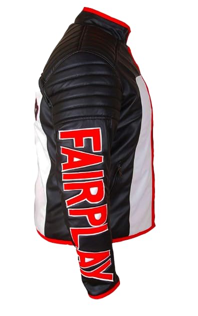 Mister Terrific Tribute Leather Jacket – A Bold Multicolor Superhero Statement3