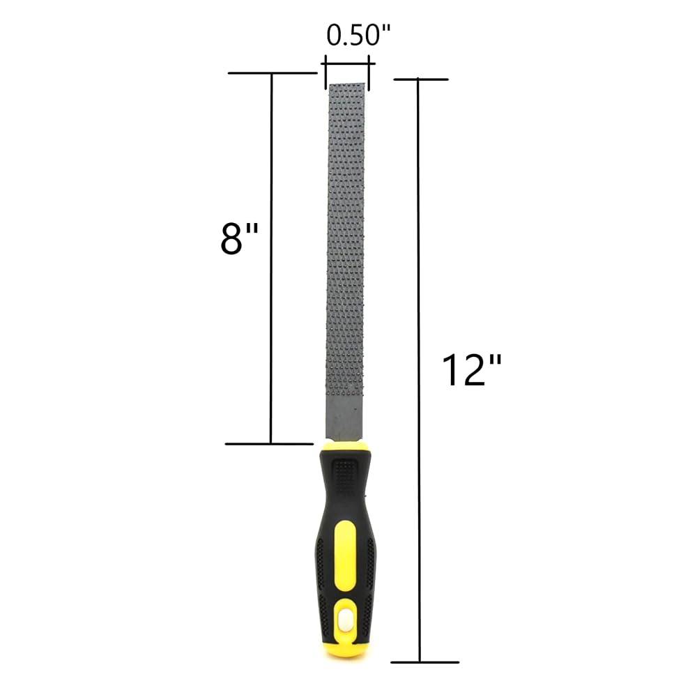 Big Horn 19894 Wood Flat Hand Rasp File – Coarse