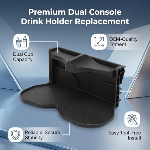 Porte-gobelet Double Console FX35 FX50 Éviter Fuites Boissons