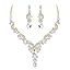 2pcs_Clear Gold-Plated-Base