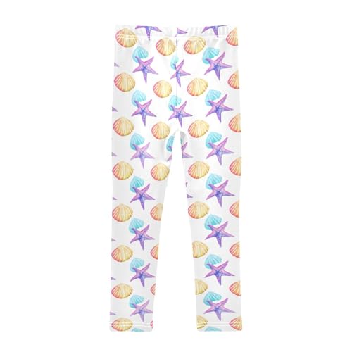 Girls' Leggings Ocean Shell Starfish Kids Yoga Tights Pants 1 Pack 23023282