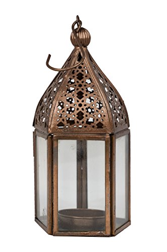 Orientalische Laternen 3 Set Laterne Meena bunt 16cm | 3x Orientalisches Windlicht aus Metall & Glas in 3 Farben… – Bild 8