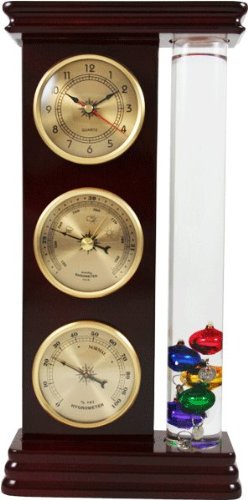 Ambient Weather WS-YG710S-G Galileo Weather Station with Thermometer, Barometer, Hygrometer and Clock
