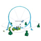 Ce circuit se compose d'un lanceur motorisé, un grand looping et plusieurs virages.-