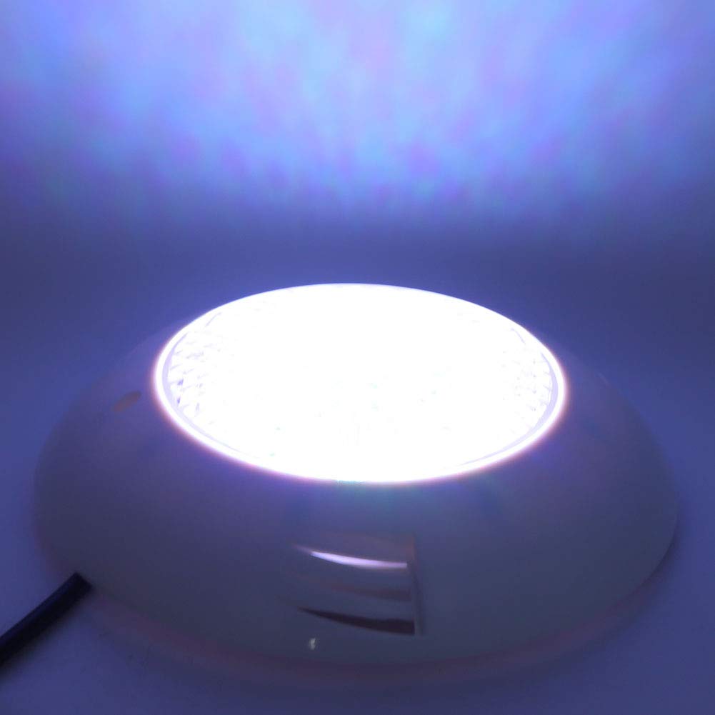 Lumière sous-marine LED RVB IP68 ÉCLAIRAGE DE PISCINE IMPERMÉABLE Tension sûre Installation facile pour les raccords de piscine standard (RVB)