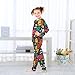 FFYHO Fashion Musical Notes Soft Pajama Set for All Seasons,Breathable Pjs Long Sleeve Sleepwear,Comfy Loungewear 2 Piece Underwear Set 4T