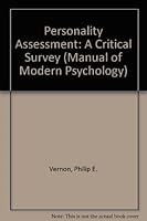 Personality Assessment 0416270204 Book Cover