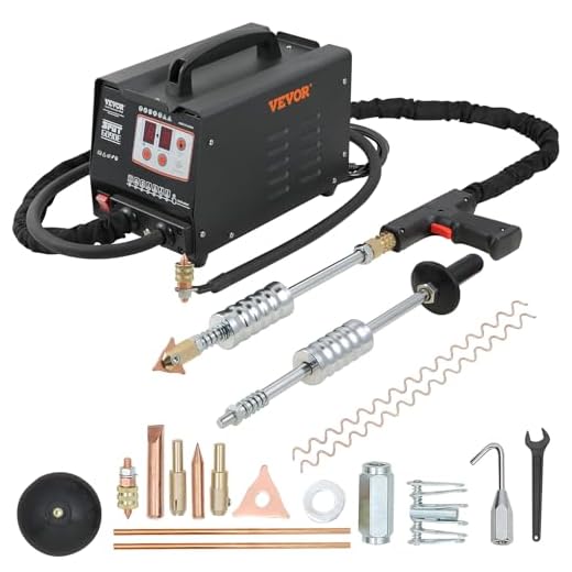 VEVOR 110V Spot Welder Dent Puller, 3000W Stud Welder Dent Repair Kit, 7 Models Spot Welding Machine for Car Body Dent Repair