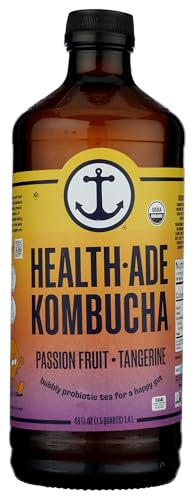 HEALTH ADE Organic Passion Fruit Tangerine Kombucha, 48 FZ