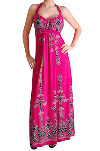 Robe longue de cocktail moulante imprimée pour soirée d'été