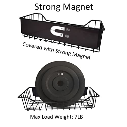 Magnetic Spice Rack 4 Pack Strong Magnetic Shelf Refrigerator Spice Storage Shelf For Small Kitchen, Apartment, Metal Cabinet For Holding Spices, Jar, Bottle, Beverage, Oil, Salt, Pepper #TOP4