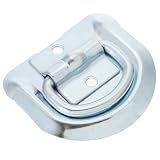 CLISPEED Anillo para Amarre Seguro en D de Acero Inoxidable Resistente Corrosión Diseño de Corte en Borde en Barcos y Vehículos Recreativos