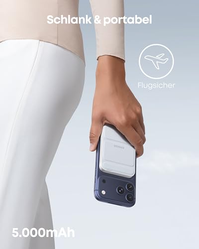 Anker 622 MagGo magnetische kabellose Powerbank 5000mAh mit USB-C – Ansicht 3