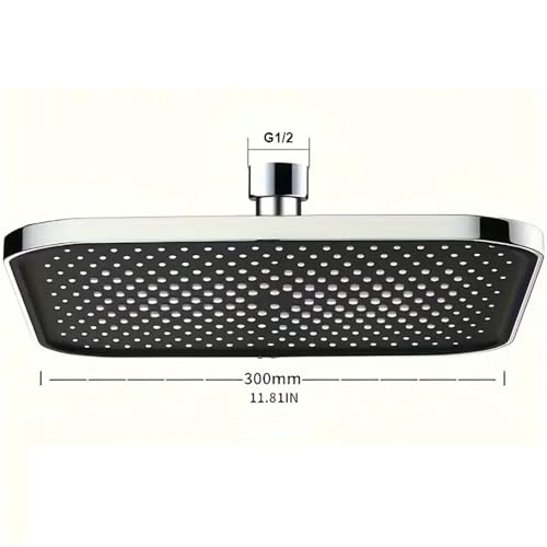 Pommeau de douche carré haute pression pour optimiser le débit d'eau du kit maison - 6