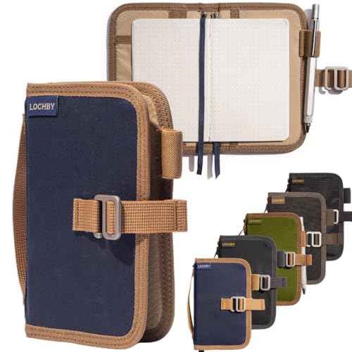 LOCHBY Mini Field Journal Water Resistant Waxed Canvas