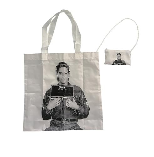 Elvis Presley Bag with Handy Pouch Featuring his Military Enlisting Photo - Mid-South Products
